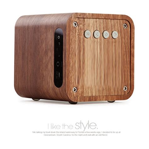 Bois Sans Fil Bluetooth 4 0 Haut Parleur Haut Parl Grandado