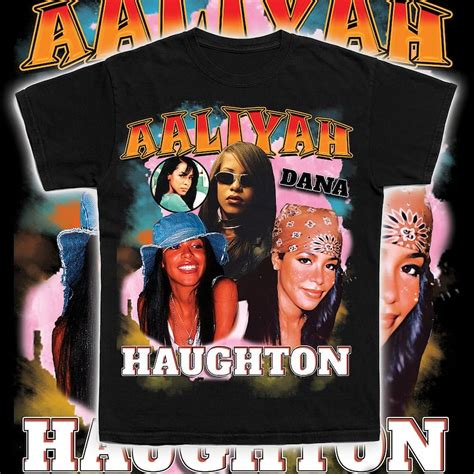 Aaliyah Png T Shirt Design Bootleg Tees Design Ready To Print