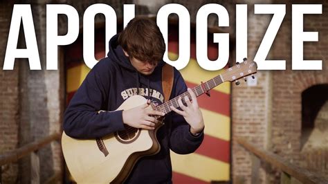 Apologize Timbaland Ft One Republic Fingerstyle Guitar Cover Youtube