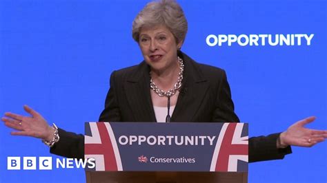 Theresa Mays Full Speech To 2018 Conservative Conference Bbc News