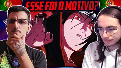 Gringos Reagindo A Rap Do Itachi Naruto ESSA DOR QUE CAUSEI