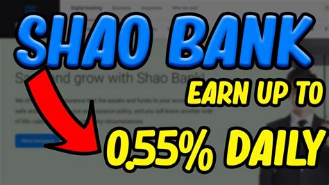 Shao Bank Review Earn Per Day With Bonds Youtube