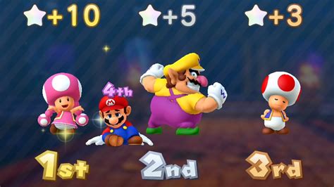 Cute Toadette Wario Mario And Toad Battle On The Whimsical Waters