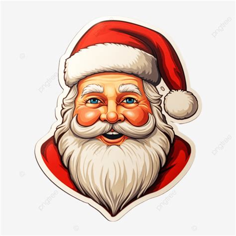 Santa Claus Sticker Christmas Santa Claus Sticker Png Transparent