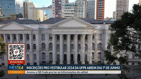 Ufpr Publica Edital Do Vestibular De S O Vagas Em