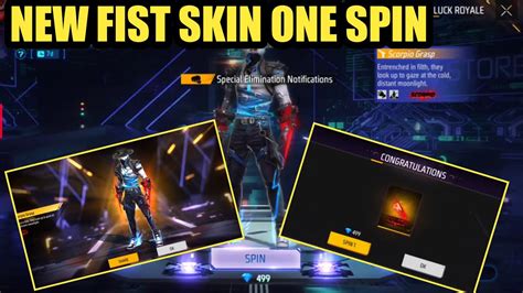 Free Fire New Moco Store Event New Scorpio Fist Skin Event Ff New