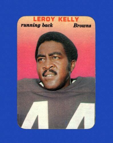 Topps Glossy Inserts Set Break Leroy Kelly Ex Exmint Gmcards