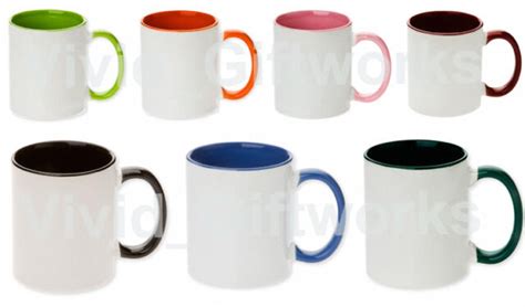 Qty 36 11oz Two Tone Color Blank Sublimation Mugs Premium Grade A