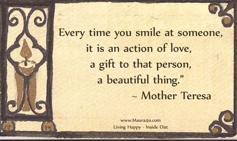 Smile Mother Teresa Quotes. QuotesGram