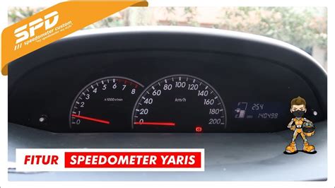 Penjelasan Indikator Speedometer Toyota Yaris YouTube