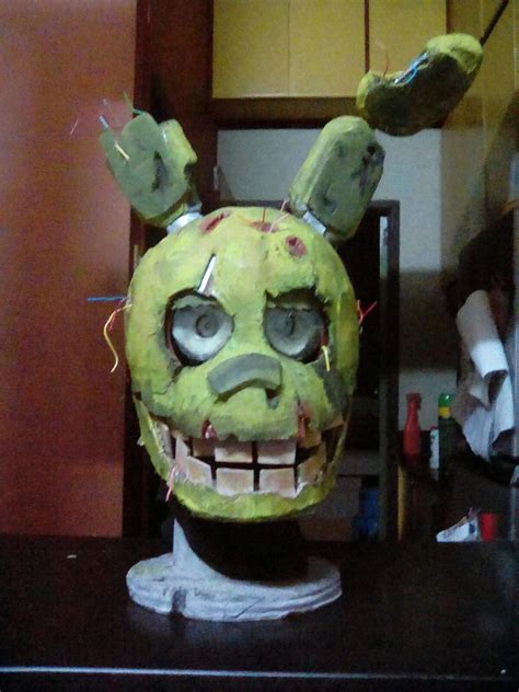 Springtrap Head Finished Five Nights At Freddys Amino