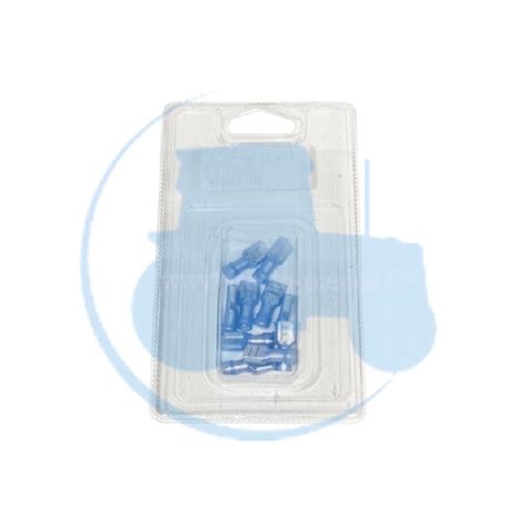 BLISTER 10 COSSES PLATES FEMELLES BLEU Pour Tracteurs Divers Tracto