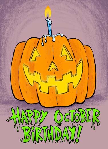 October Birthday Cards October Birthdays Free Postage