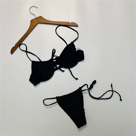 SIZE S M L Bikini 2 mảnh SHEIN nhiều màu sexy áo gọng quần cột xinh xắn lên chuẩn dáng