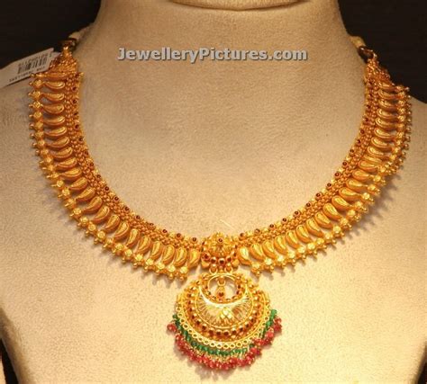 9 Simple Gold Necklace Designs Jewellery Designs