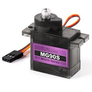 Amazon Miuzei Mg S G Micro Servo Motor Metal Geared Motor Kit