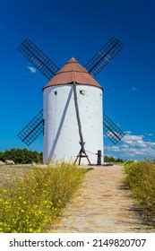 Typical Windmill Mota Del Cuervo Castillala Stock Photo 2149820707 | Shutterstock