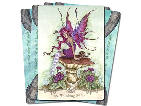 Fairy Wisdom Oracle Deck Cards Book Set Divine Energy Etsy