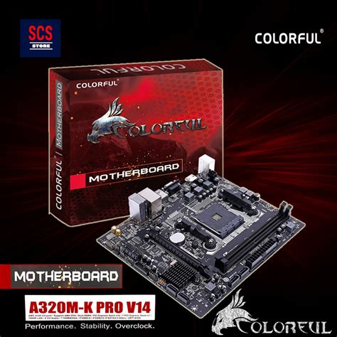 Colorful A320m K Pro V14 Am4 Amd Motherboard Shopee Malaysia