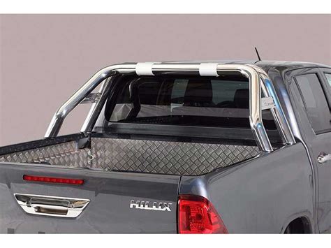 Double Roll Bar Toyota Hilux Revo 2016 Inoxydable Avec Barre Latérale