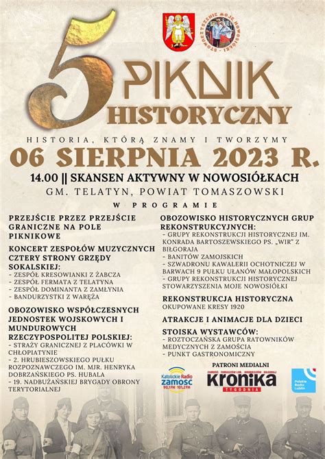 Nowosi Ki V Piknik Historyczny Historia Kt R Znamy I Tworzymy