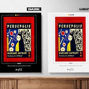 Persepolis Book Cover Poster Marjane Satrapi, Persepolis Poster ...