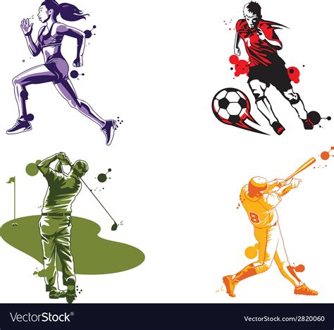 Sports Royalty Free Vector Image Vectorstock