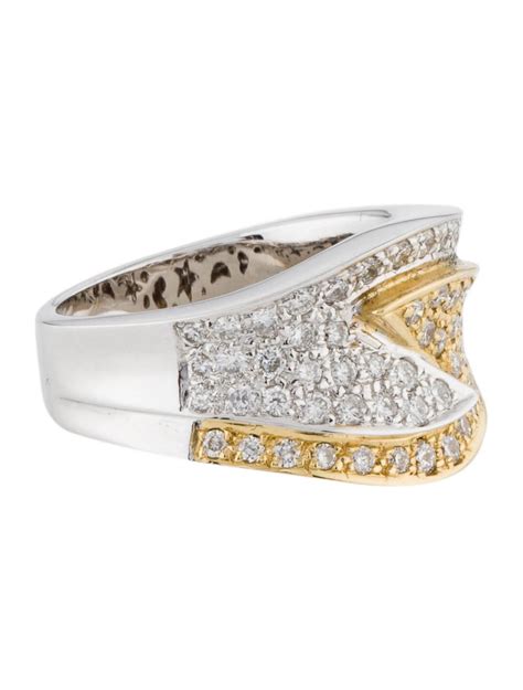 Judith Ripka 18K Diamond Band - Gold, 18K Yellow Gold Band, Rings ...