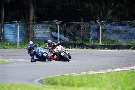 Motorcycle Racing At The Sentul Circuit Bogor West Java Editorial