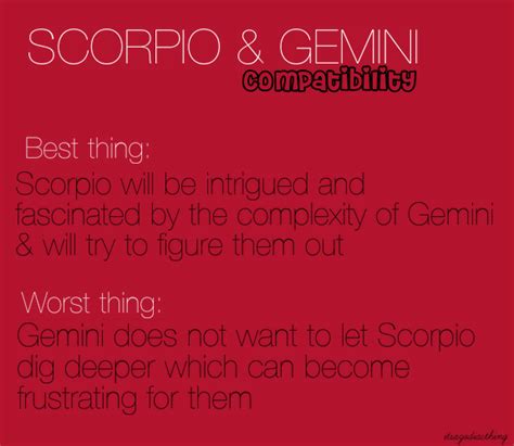 Scorpio And Gemini Gemini And Scorpio Compatibility Gemini Zodiac Quotes