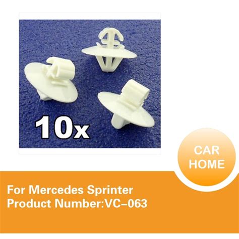 10x For Mercedes Sprinter Exterior Side Moulding Door Plastic Trim