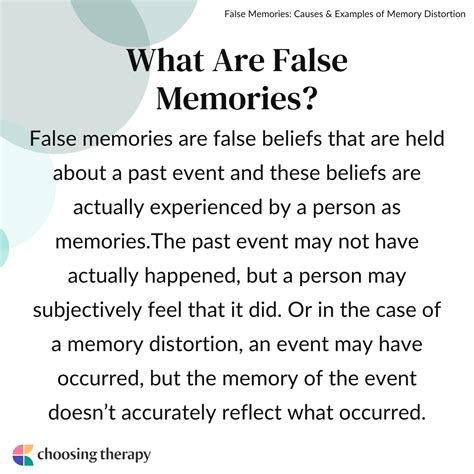false memories
