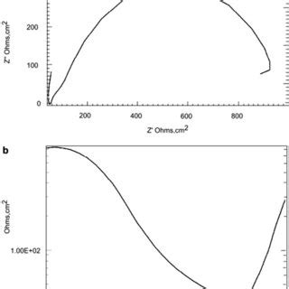 A B Eis Plots For The Carbon Steel Sample In Seawater With Ppm