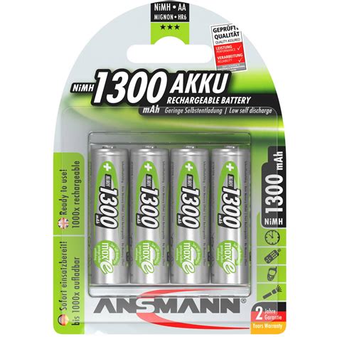 Ansmann maxE HR06 akumulátor AA Ni MH 1300 mAh 1 2 V 4 ks Půhy cz