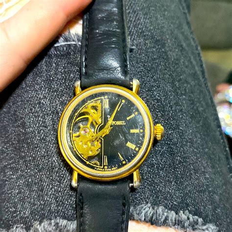 Vintage Fossil 17 Jewels Skeleton Watch. Self Winding… - Gem