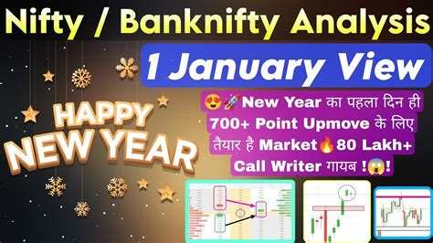 Nifty Prediction And Banknifty Analysis For Tomorrow 1 Jan 2024 Monday