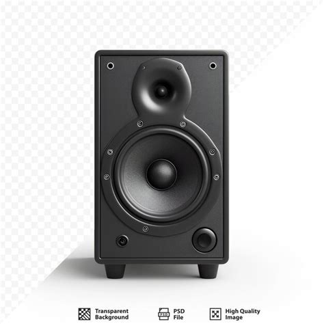 Premium Psd Sound Speaker Isolated On White Isolated Background