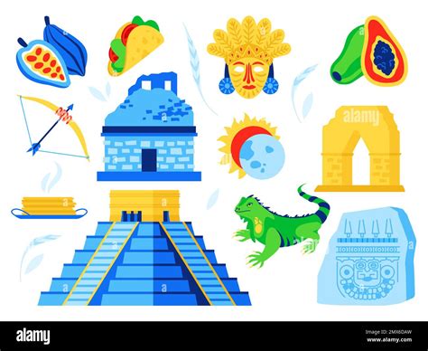 Aztec food history Stock Vector Images - Alamy