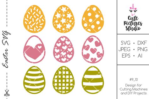 Easter Eggs Svg Svg Bundle Svg Cricut Svg File Free Fonts Free