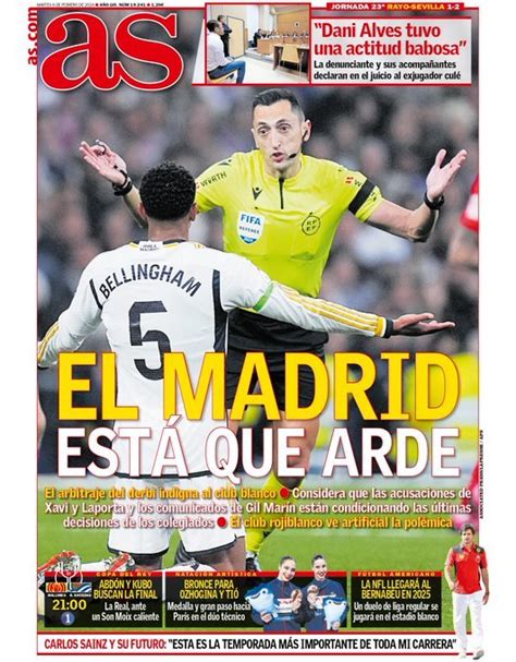 Las Portadas El Madrid Pregunta Por Yoro El Plan De Futuro Del Bar A