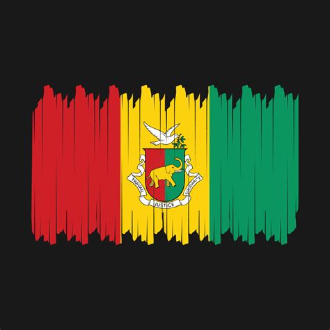 Guinea Flag Brush Vector 20073080 Vector Art at Vecteezy