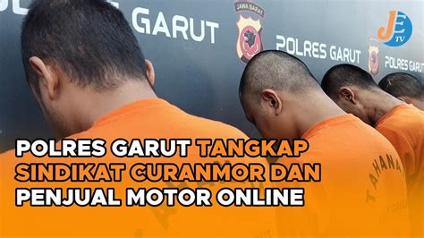 Polres Garut Tangkap Sindikat Curanmor Dan Penjual Motor Online Youtube