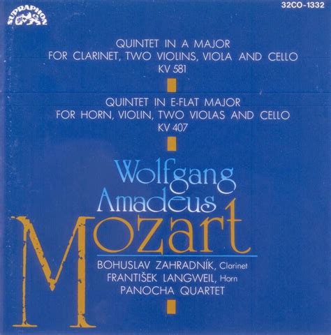 O Ser Da M Sica Wolfgang Amadeus Mozart Quintet In A