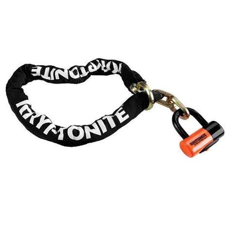 Kryptonite 130CM NEW YORK NOOSE CHAIN AND EVS4 DISC LOCK