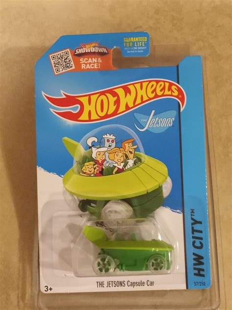 Hot Wheels The Jetsons Capsule Car Lot Of 4 In Protectors Short Card Ebay