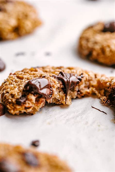 Banana Oats Chocolate Chip Cookies Diethood