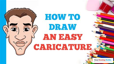 How To Draw An Easy Caricature Easy Step By Step Drawing Tutorial For