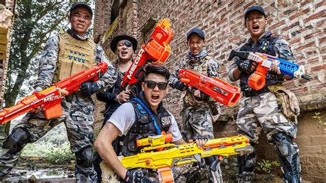 Ltt Game Nerf War Special Mission Warriors Seal X Nerf Guns Fight Inhuman Group Tech Crime