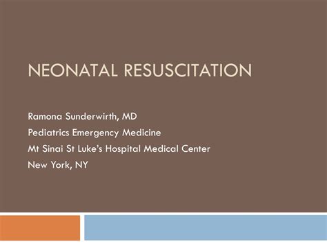 Ppt Neonatal Resuscitation Powerpoint Presentation Free Download