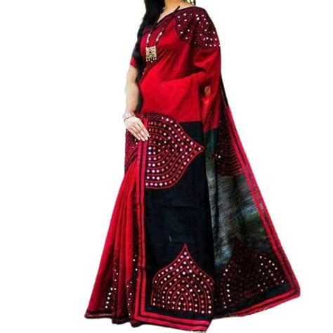 Red Aari Work Sarees For Party Wear at Best Price in Varanasi | Chunri Sales Pvt. Ltd.